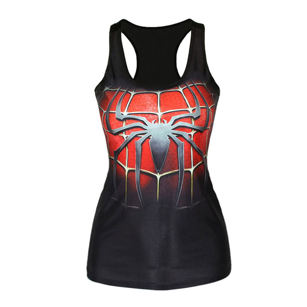 Fashion custom Spider Man Sublimation Tank Tops men
