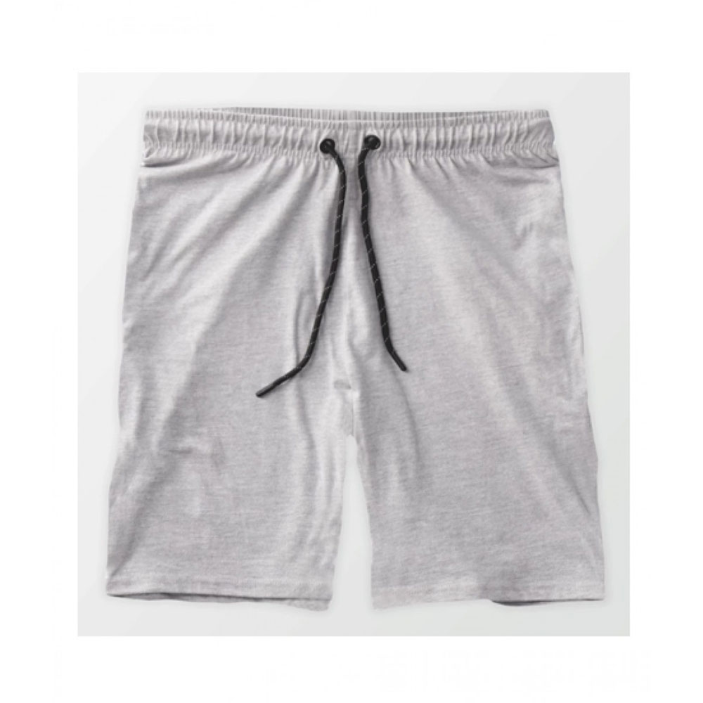 High Quality Grey Custom Drawstring Shorts For Men