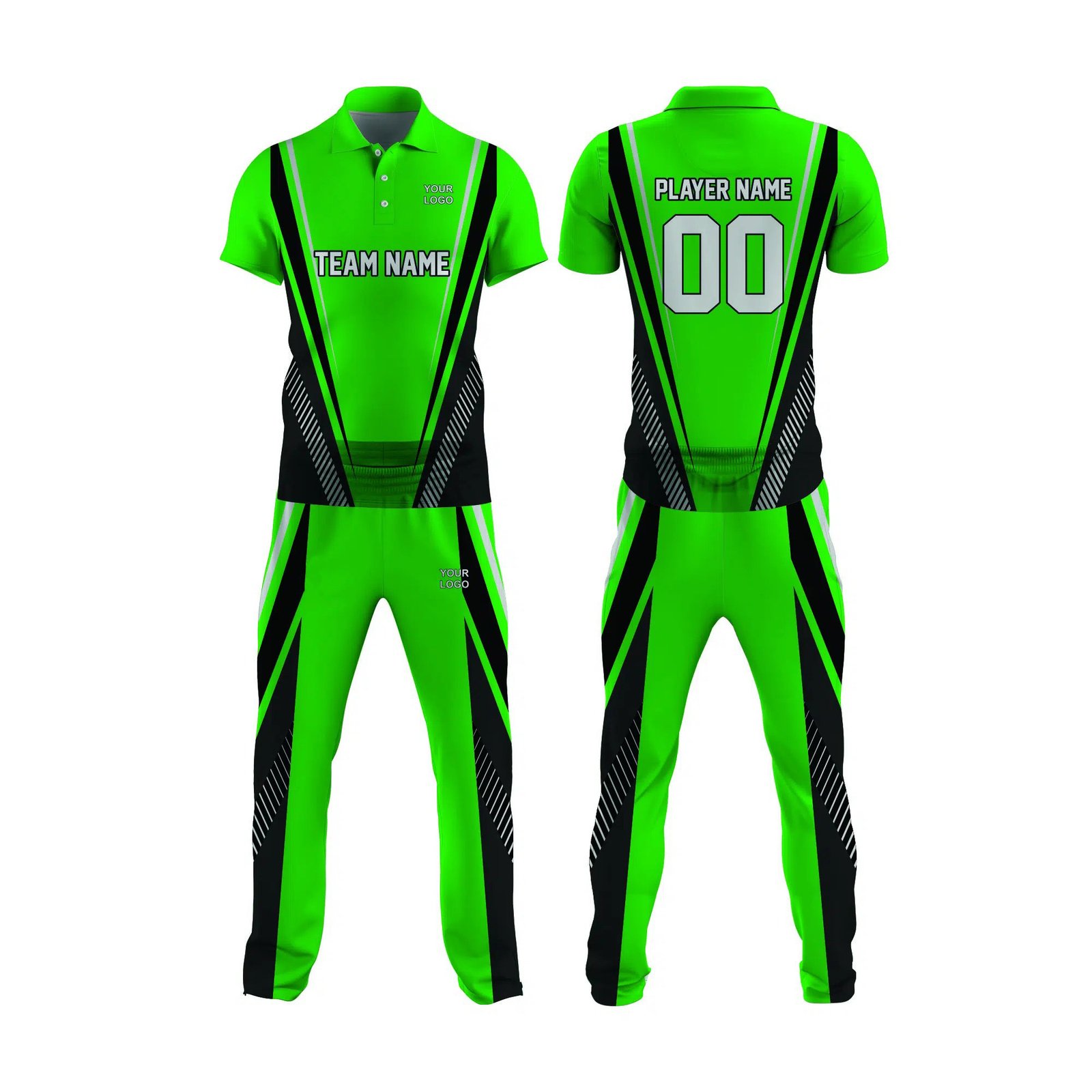 Green Cricket Uniform