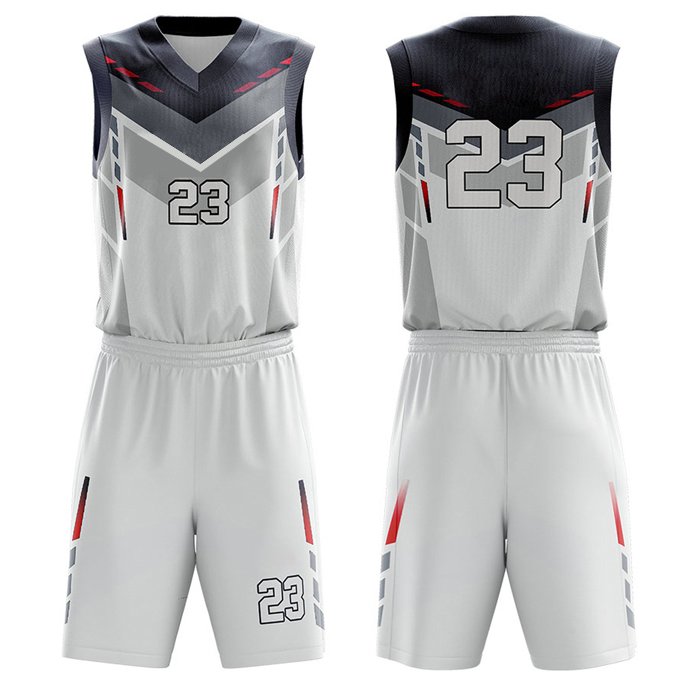 Grey Basketball Uniform