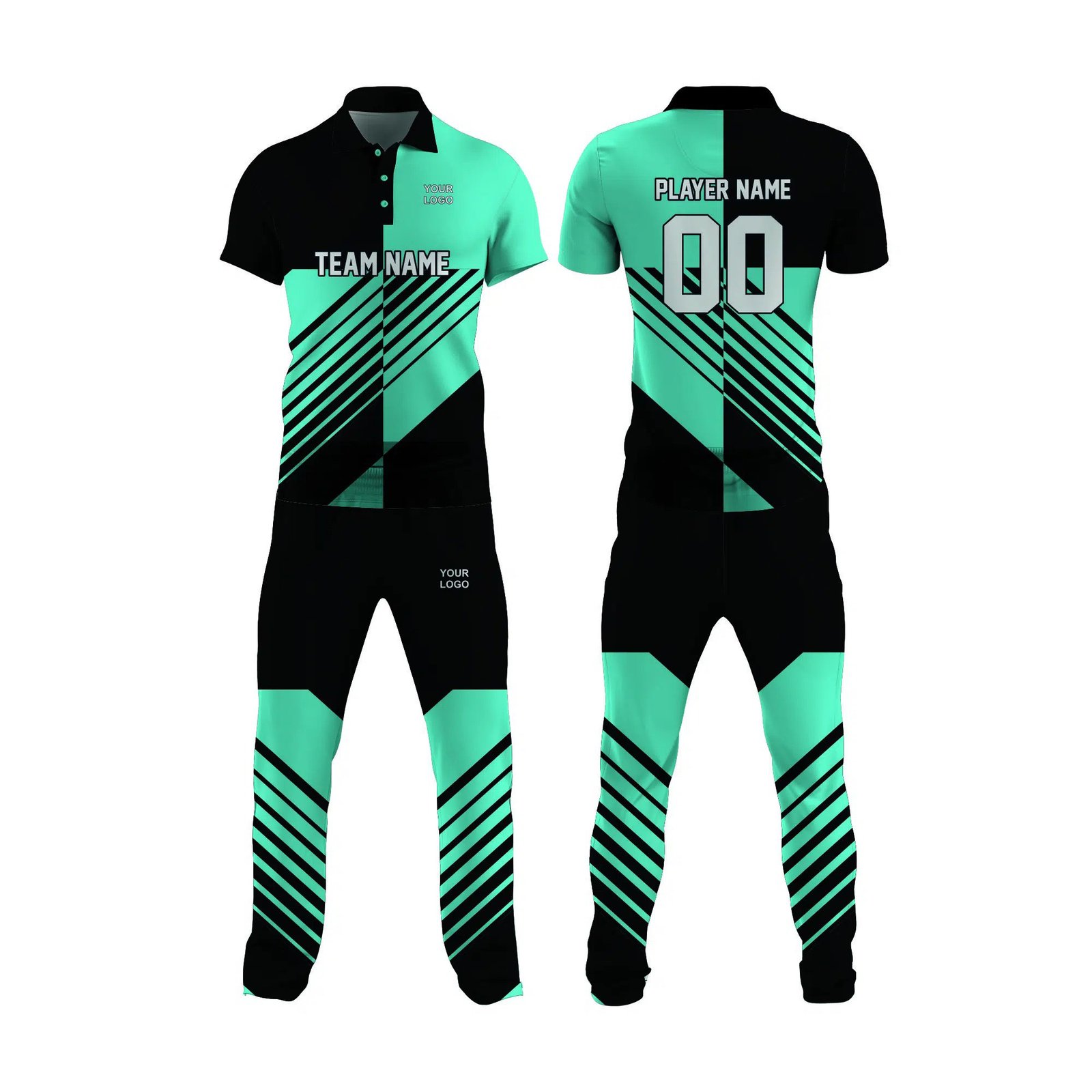 Sky Blue Cricket Uniform