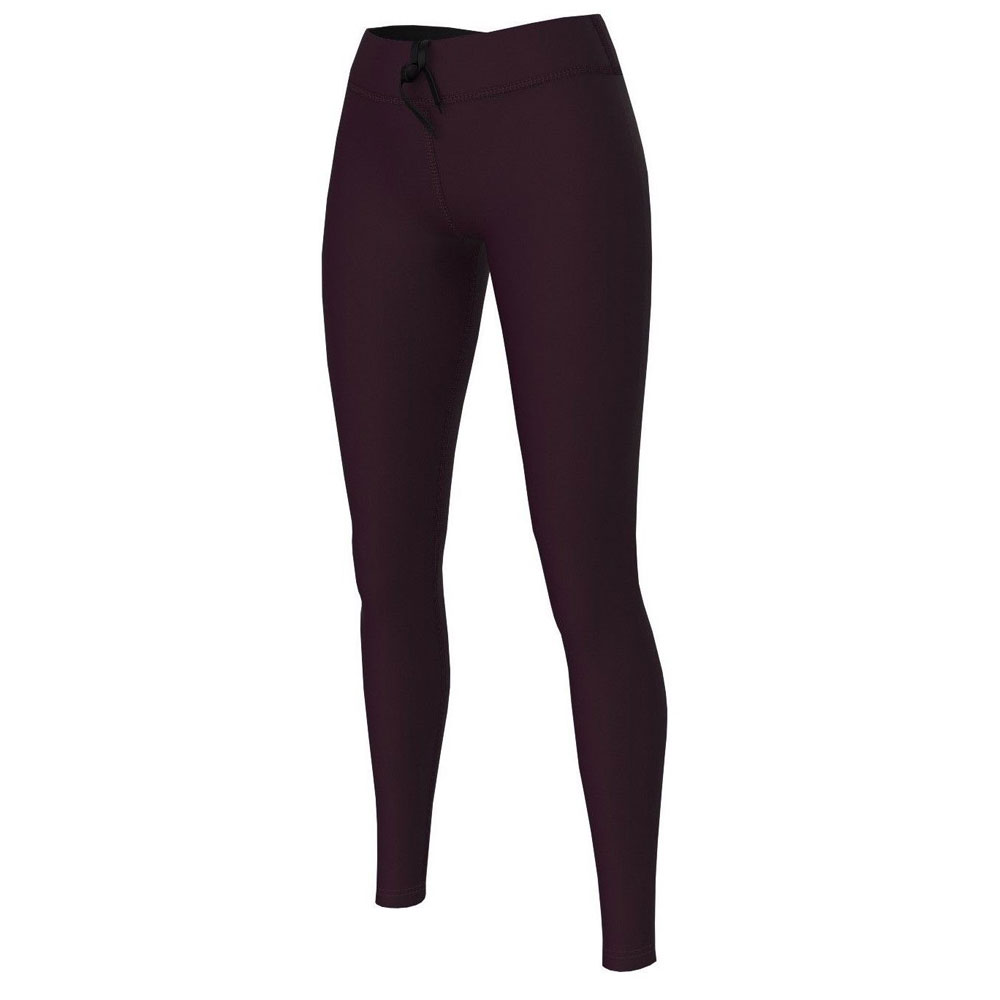 Dark Red Women Fitness Legging Burgundy