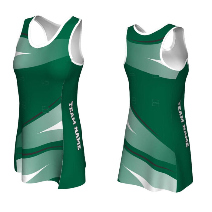new Sublimated custom team netball uniforms