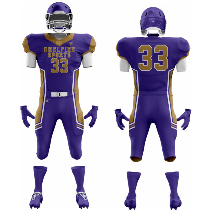 Custom Sublimated American Football Uniforms
