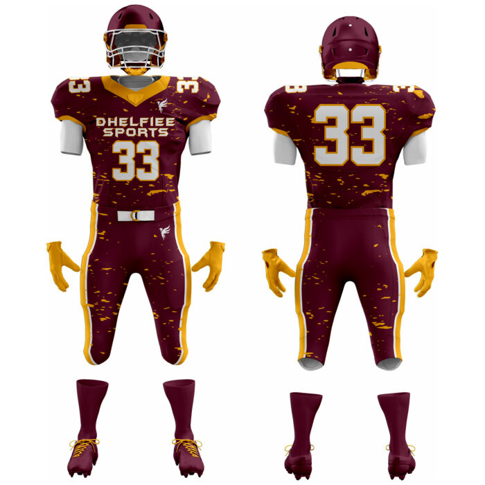 Custom Sublimated American Football Uniforms