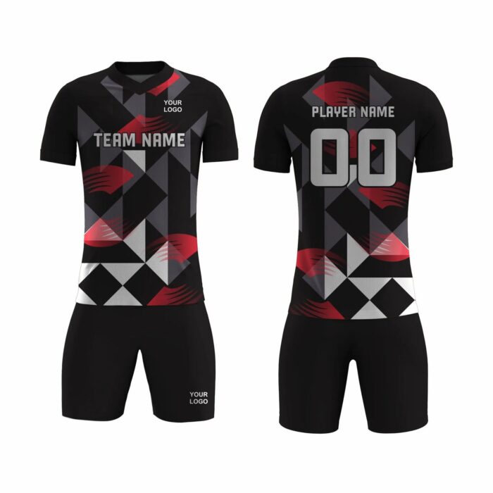 Black and Grey Badminton Uniform