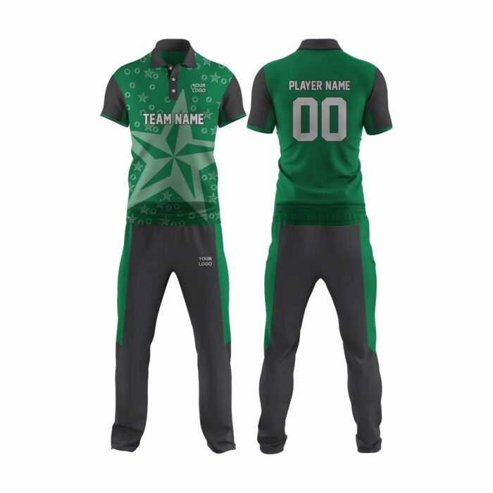 Ocean Green Cricket Uniform