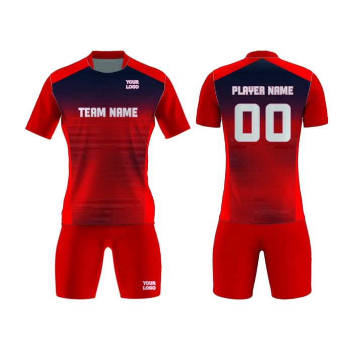 Red and Blue Tennis Uniform
