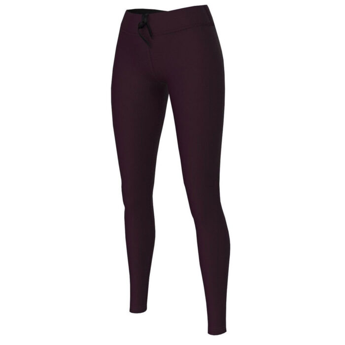 Dark Red Women Fitness Legging Burgundy