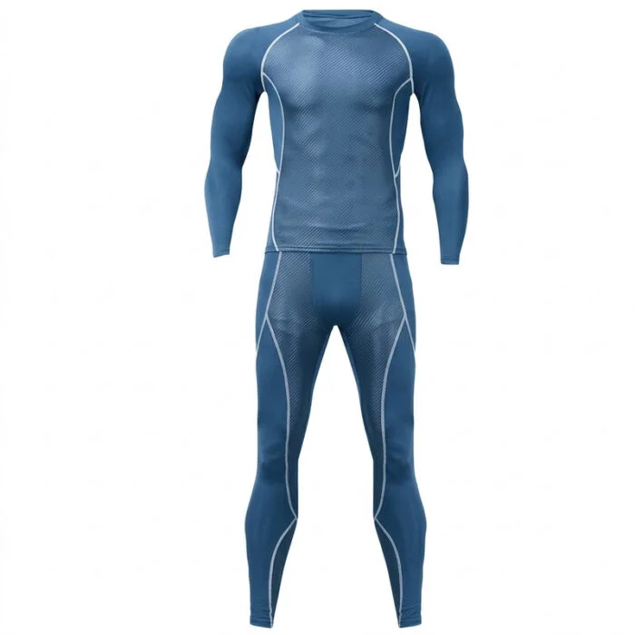 Steel Blue Compression Base Layer